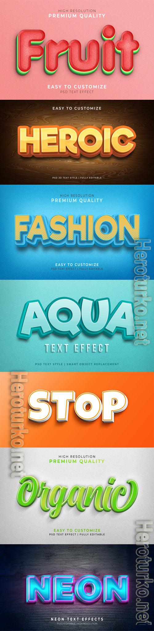 Psd text effect set vol 316