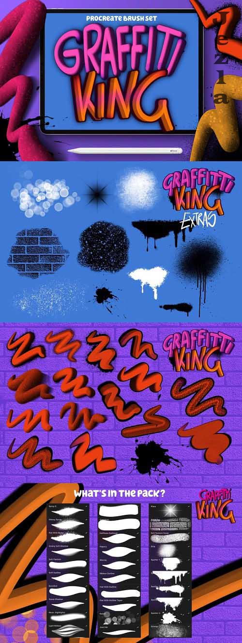 Graffiti King Procreate Brushes