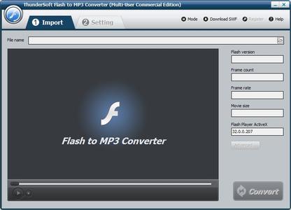 ThunderSoft Flash to MP3 Converter 4.2.0