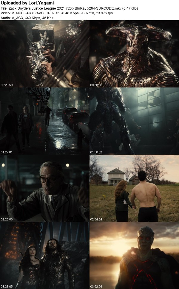 Zack Snyders Justice League (2021) RERIP 720p BluRay x264-SURCODE