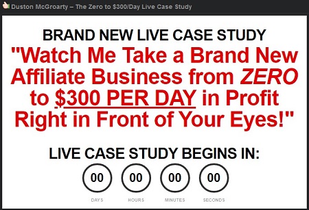 The Zero to $300/Day Live Case Study by Duston McGroart