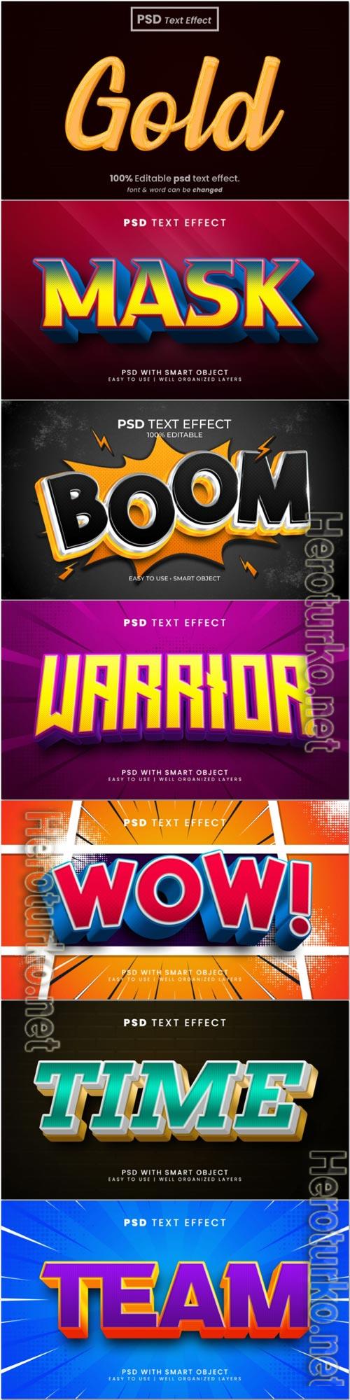 Psd text effect set vol 308