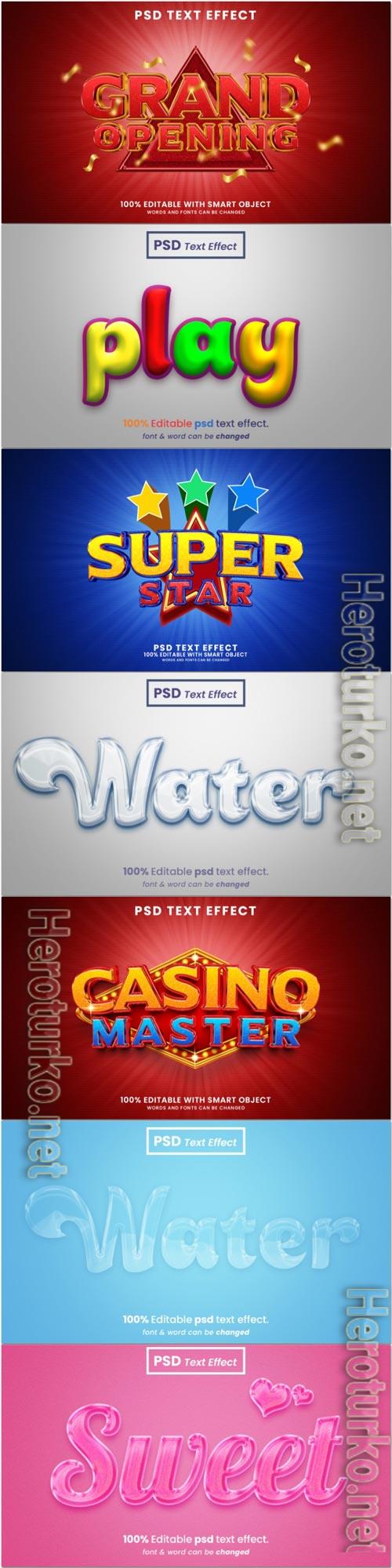Psd text effect set vol 306