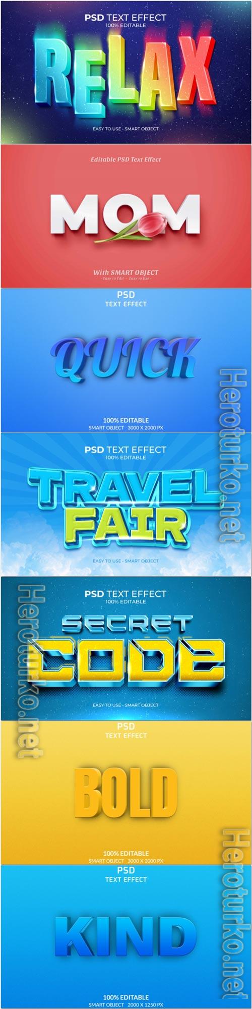 Psd text effect set vol 310