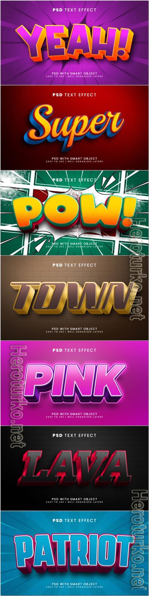 Psd text effect set vol 305