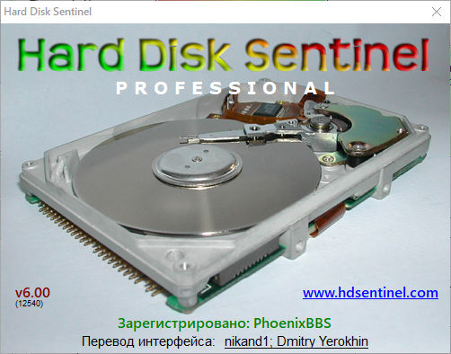 Hard Disk Sentinel Pro 6.00 Build 12540 Final