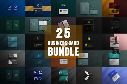 Corporate Business Card Mockup Bundle - 25 Premium Graphics