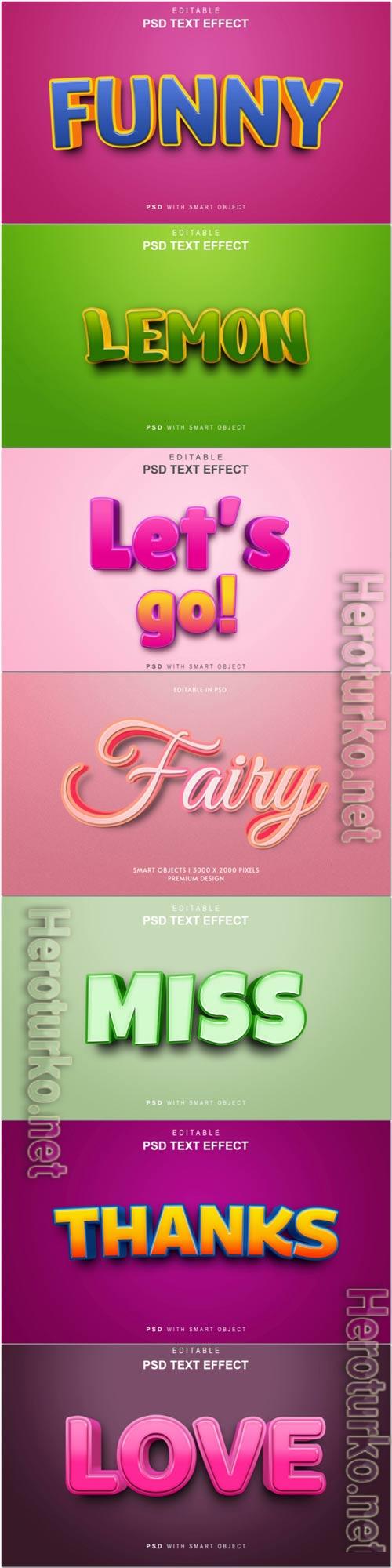 Psd text effect set vol 326