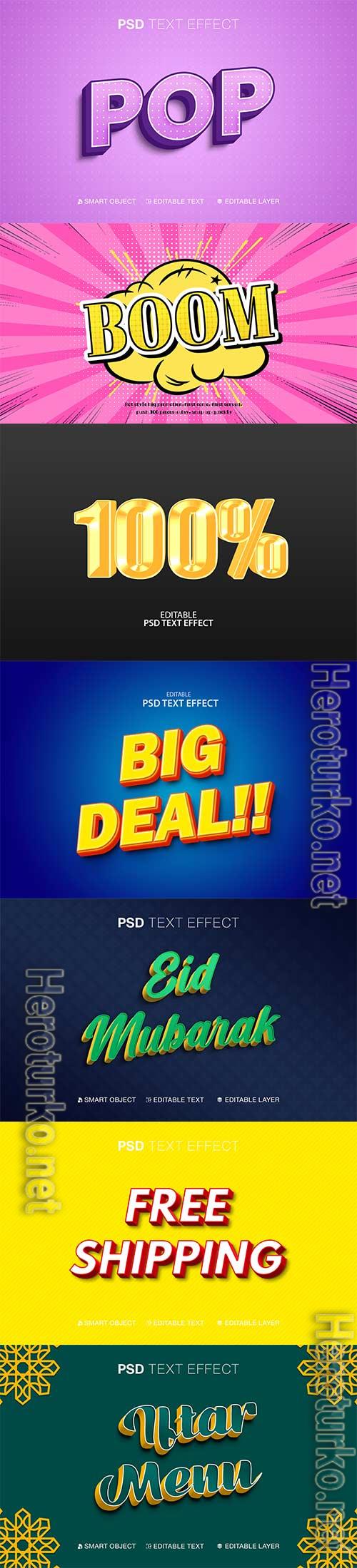 Psd text effect set vol 291