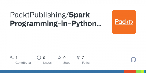 Packt - Spark Programming in Python for Beginners with Apache Spark 3