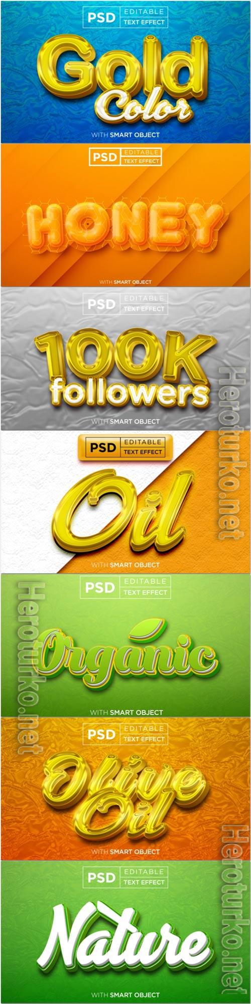Psd text effect set vol 322