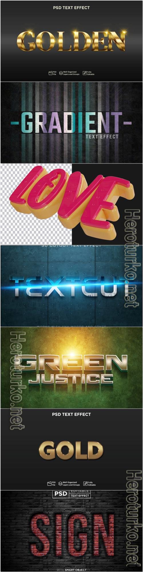 Psd text effect set vol 324