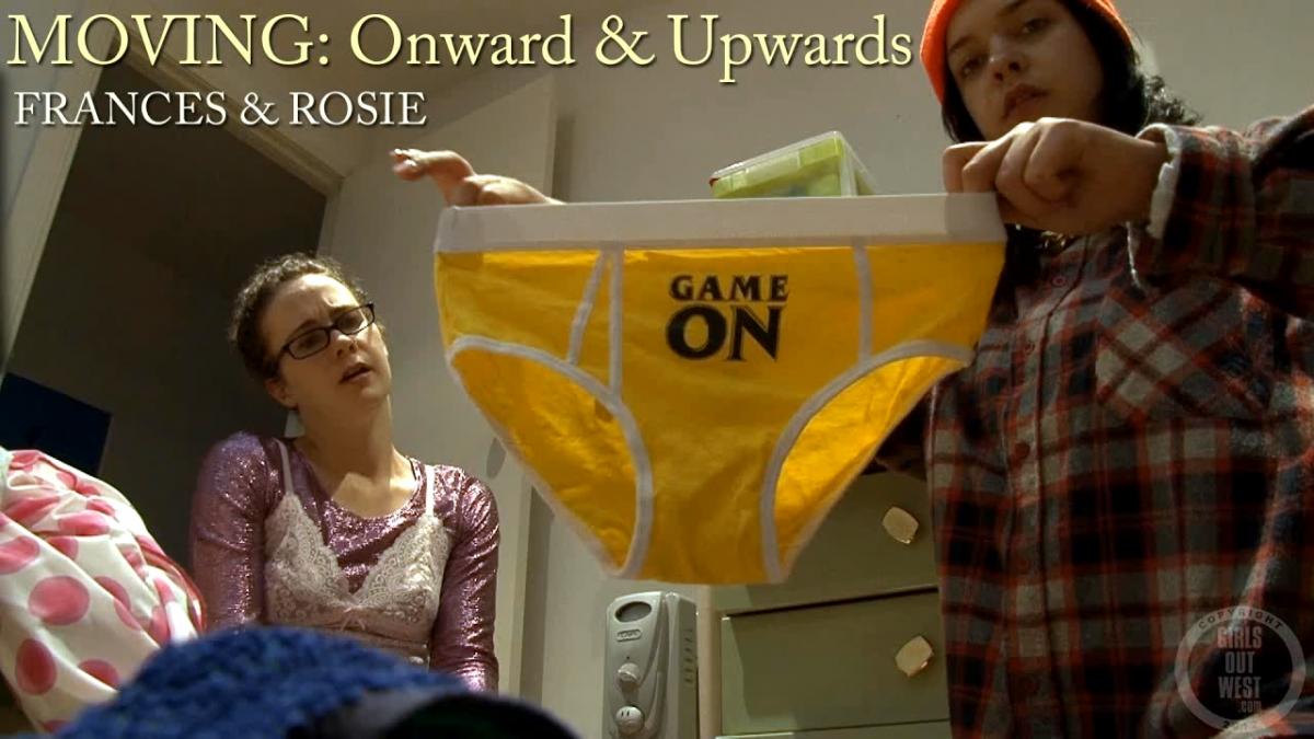 [GirlsOutWest.com] Frances & Rosie (Moving Office) [2012, All Girl, Softcore, Try On, 720p]