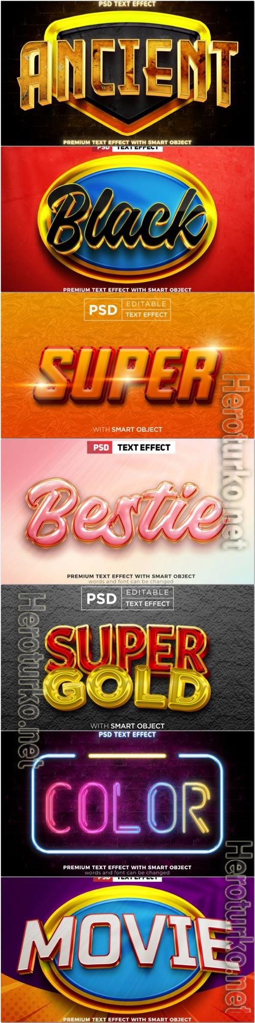 Psd text effect set vol 321