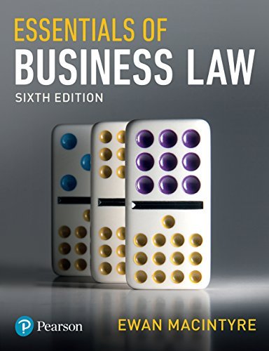 Essentials of business law, sixth Edition