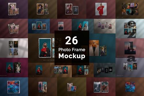 Simple Minimalist Photo Mockup Bundle V1 - 26 Premium Graphics