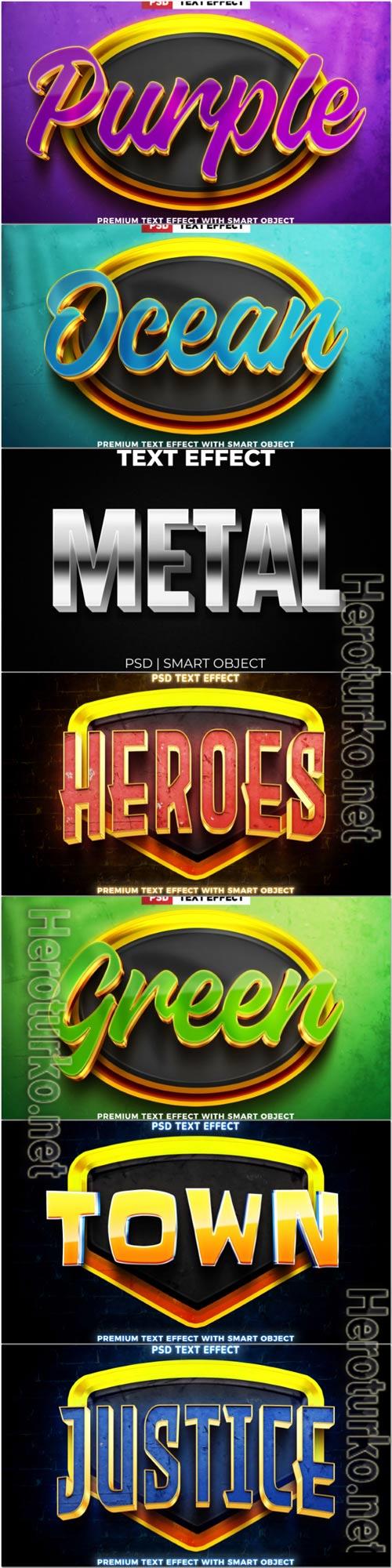 Psd text effect set vol 319