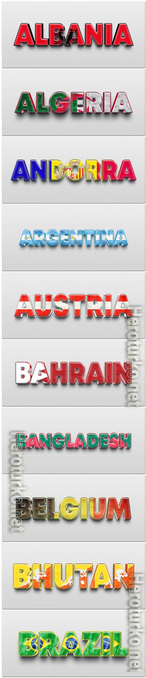World Countries in PSD vol 2