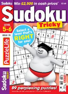 PuzzleLife Sudoku Tricky – March 2022