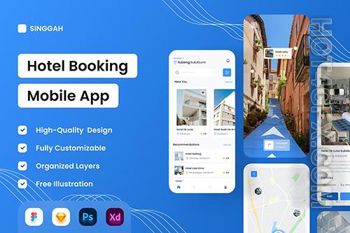 Hotel Booking Mobile App - UI Design