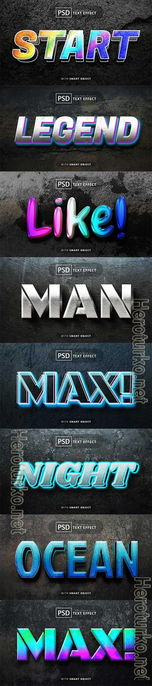 Psd text effect set vol 101