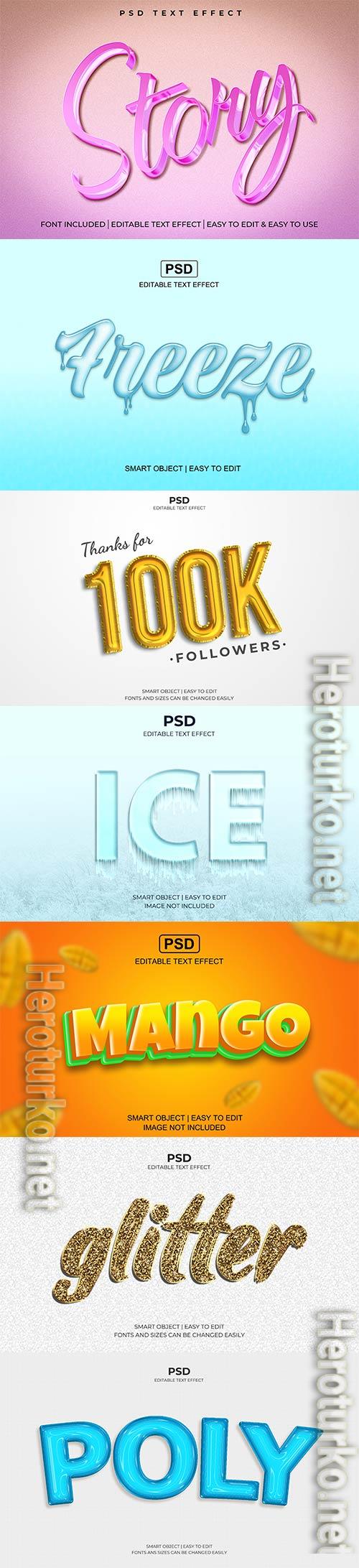 Psd text effect set vol 335