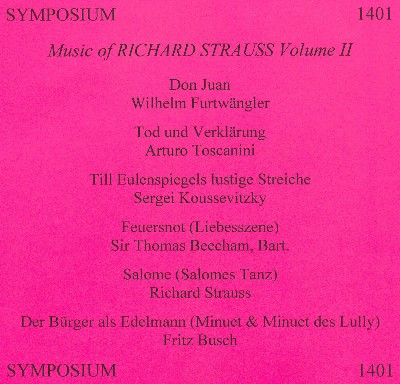 Richard Strauss - Music of Richard Strauss, Vol  2 (1923-1954)