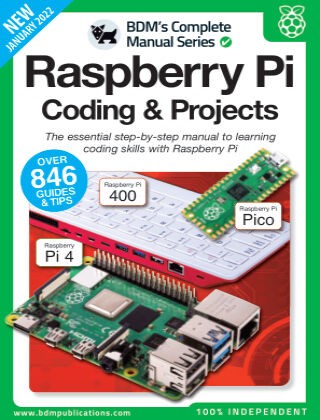 The Complete Manual Raspberry Pi Coding & Projects - 12th Edition, 2022