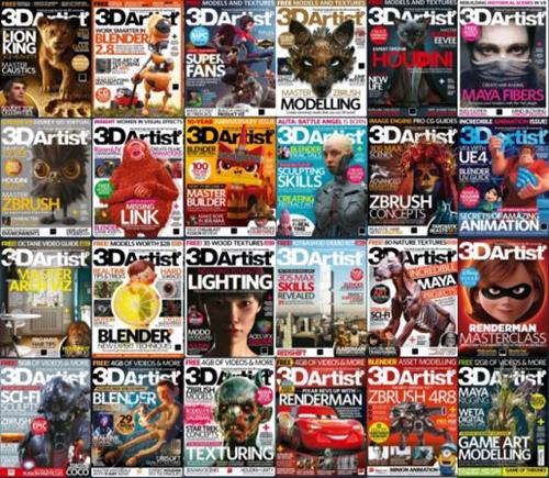 3D Artist - Big Collection Issues (From Issue 107 To 138)