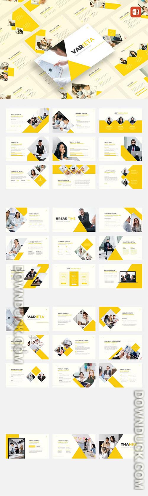 Varieta - Digital Publishing Powerpoint, Keynote and Google Slides Template