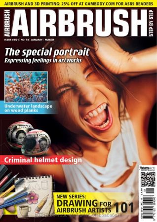 Airbrush Step by Step English Edition Magazine - Issue 01, 2021