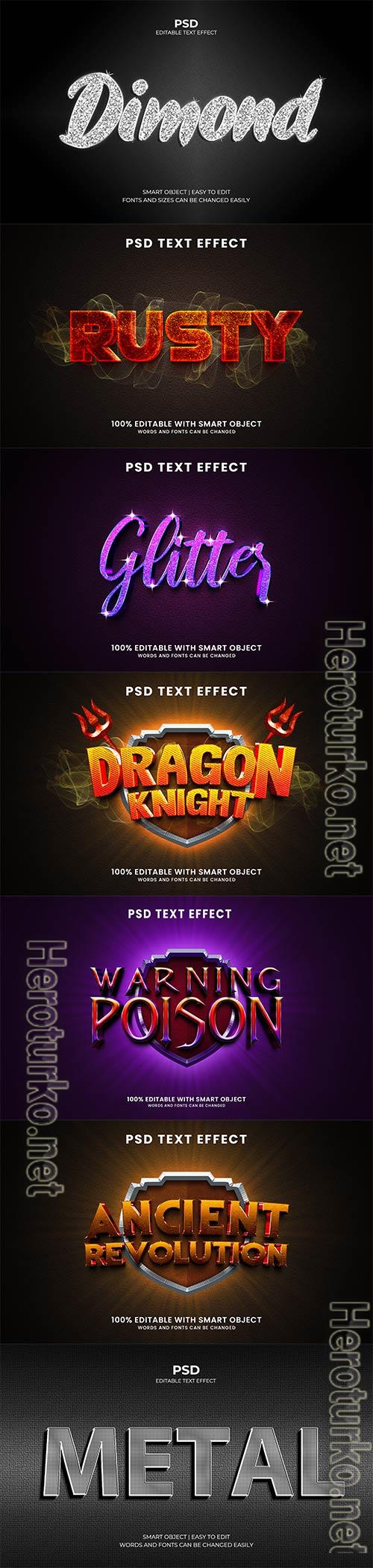 Psd text effect set vol 337