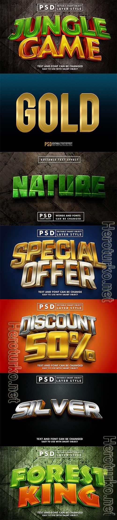 Psd text effect set vol 332