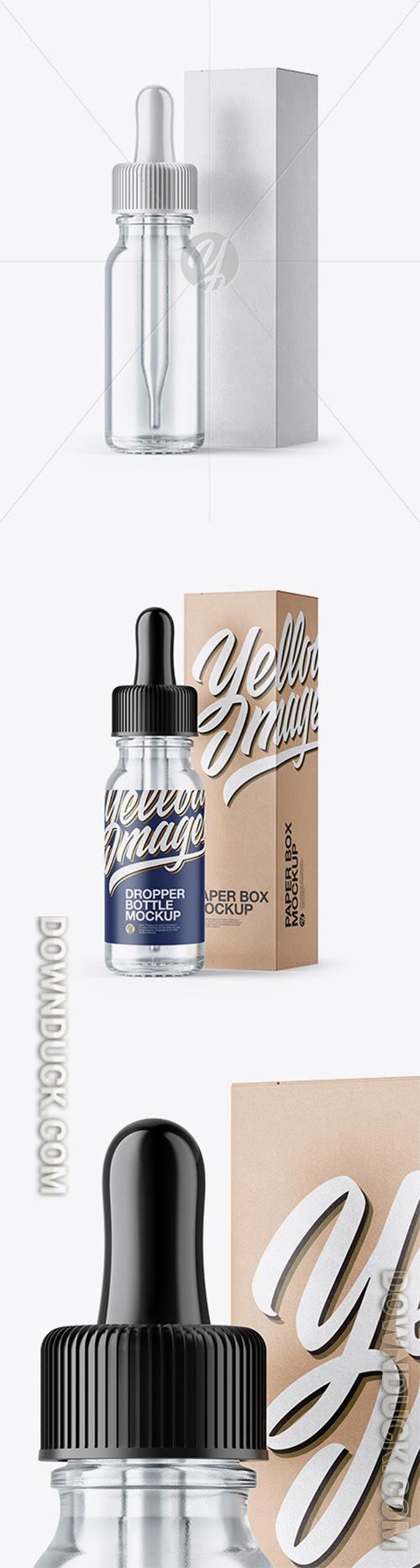 15ml Clear Glass Dropper Bottle W/ Kraft Box 46773