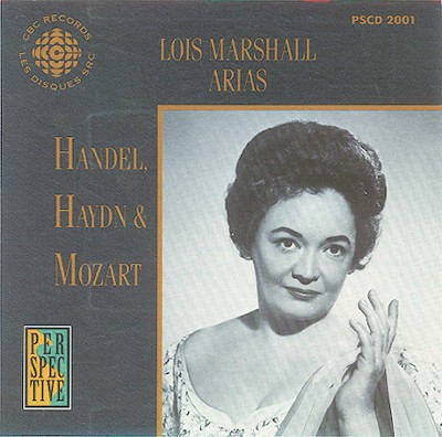 Wolfgang Amadeus Mozart - Marshall, Lois  Oratorio and Operatic Arias - Handel, Haydn, Mozart (19...