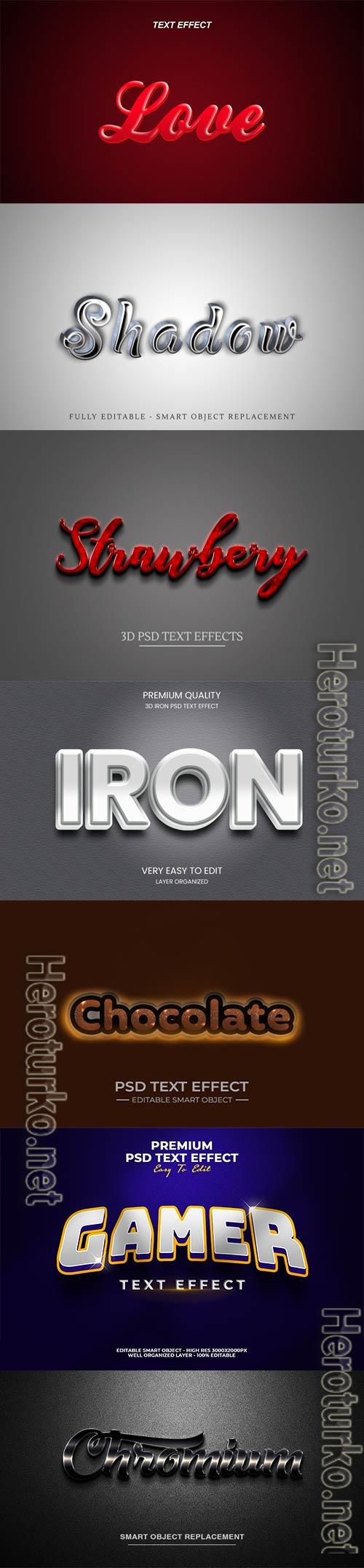 Psd text effect set vol 347