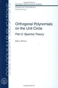 Orthogonal Polynomials on the Unit Circle - Part 2  Spectral Theory