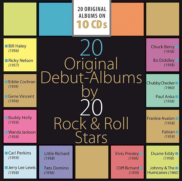 20 Original Debut Albums by 20 Rock & Roll Stars (10CD BoxSet) Mp3