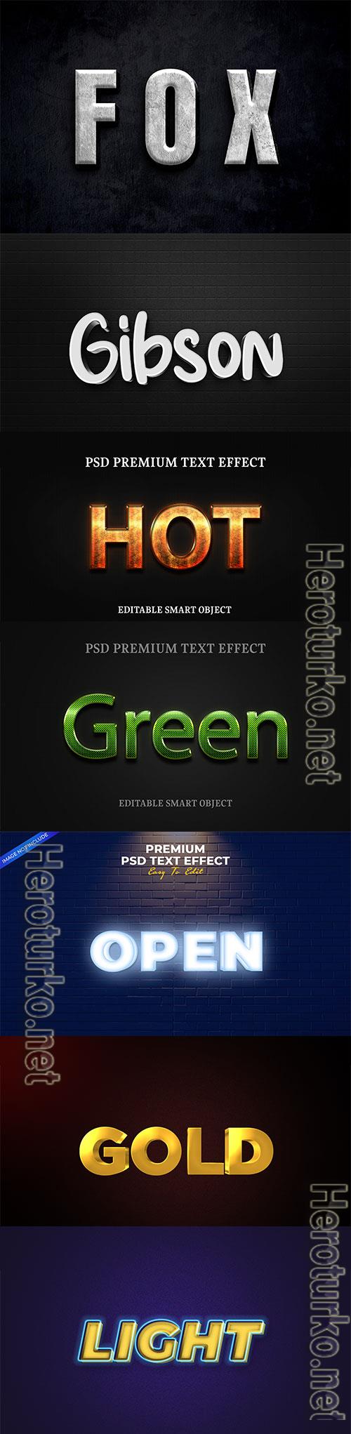 Psd text effect set vol 342