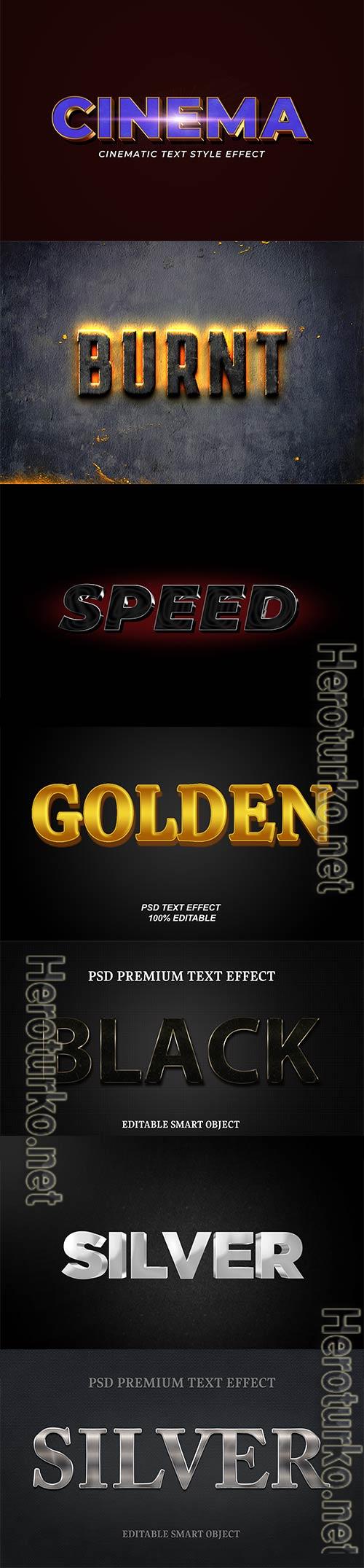 Psd text effect set vol 348