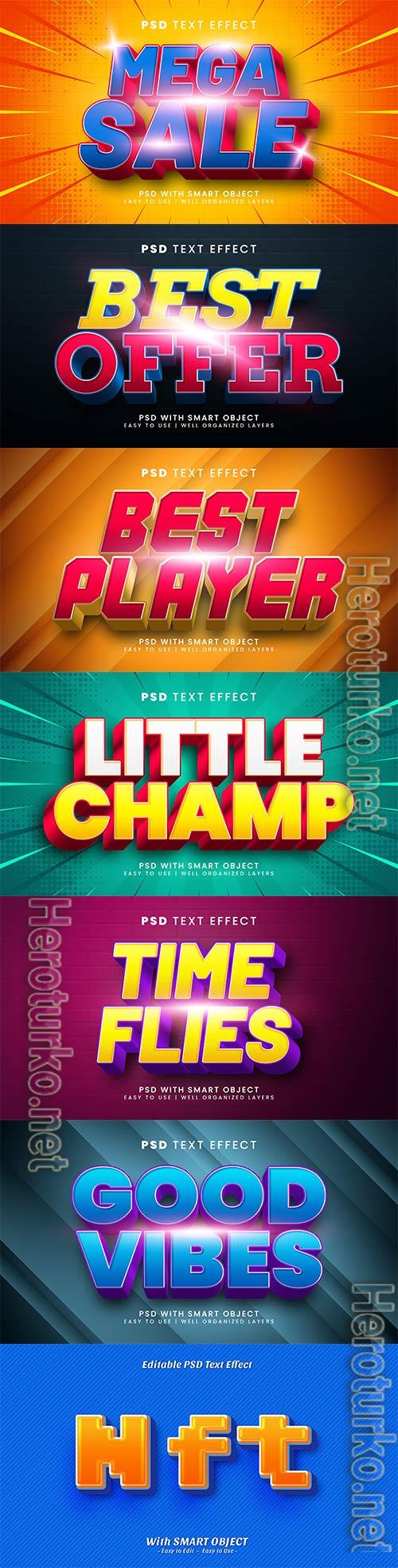 Psd text effect set vol 341