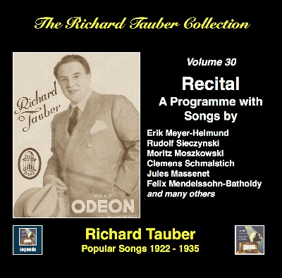 Rolf Marbot - The Richard Tauber Collection, Vol  30  Popular Songs (1922-1935) [Remastered 2017]