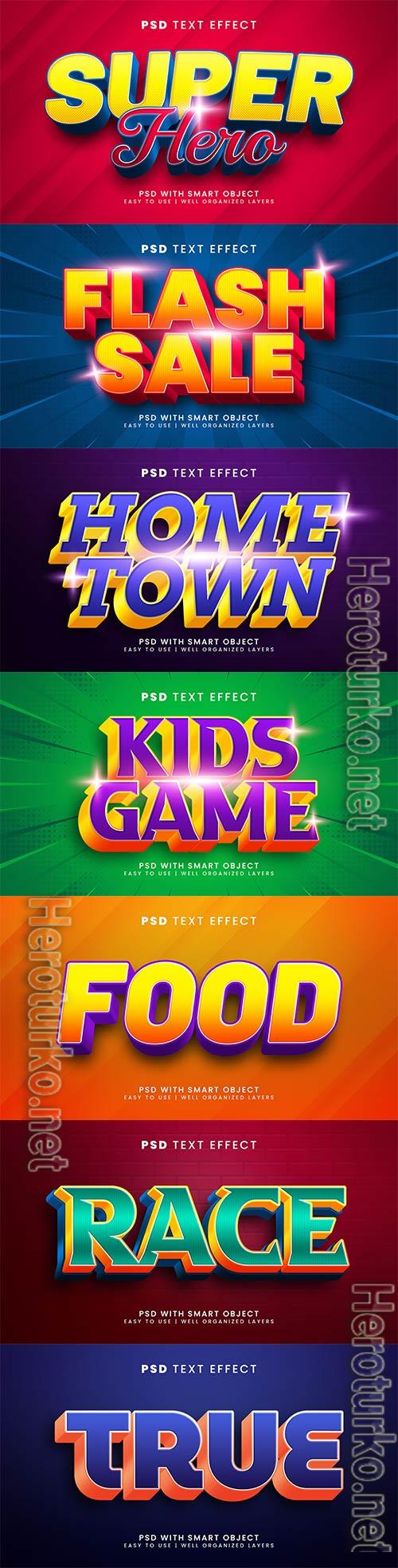 Psd text effect set vol 340