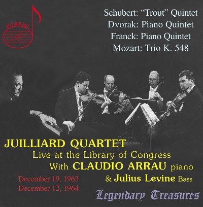 Antonín Dvořák - Juilliard Quartet, Vol  1  Live at Library of Congress with Claudio Arrau