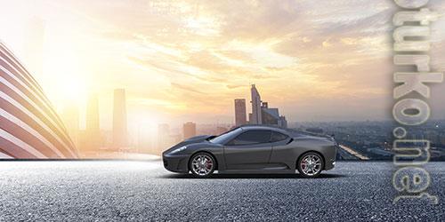 Psd Cool Car Background