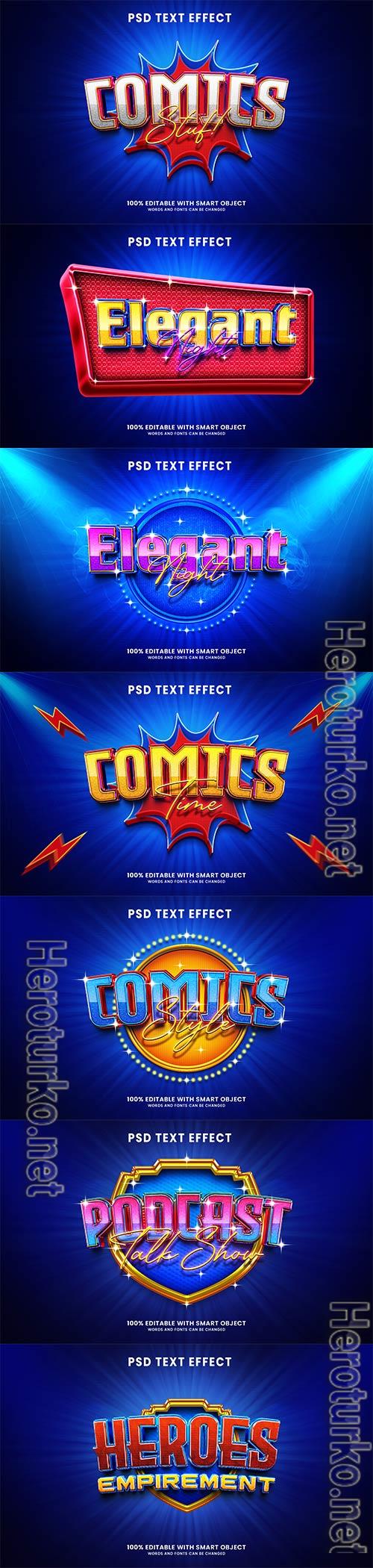 Psd text effect set vol 336