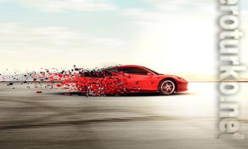 Psd Cool Sports Car Scene