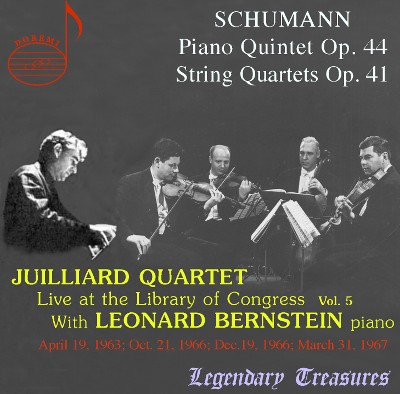 Robert Schumann - Juilliard Quartet, Vol  5  Live at Library of Congress – Schumann with Bernstein