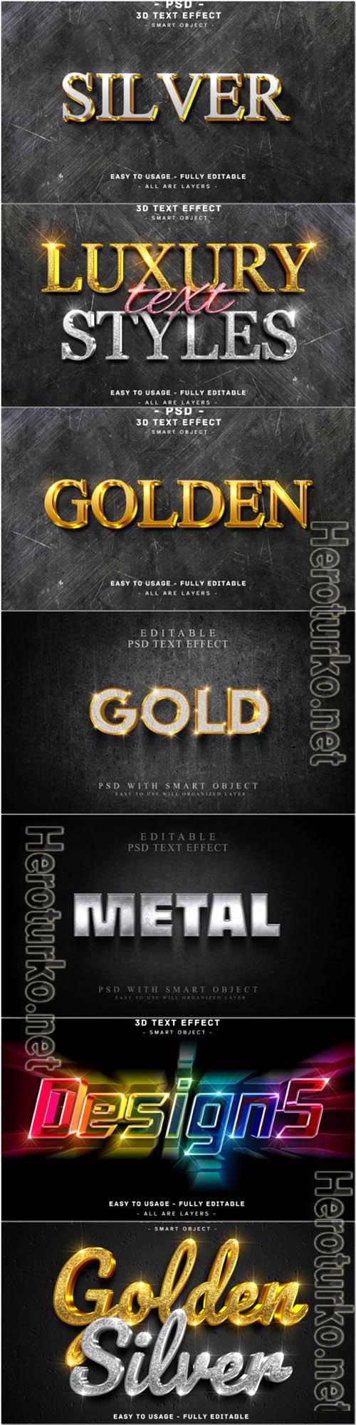 Psd text effect set vol 363