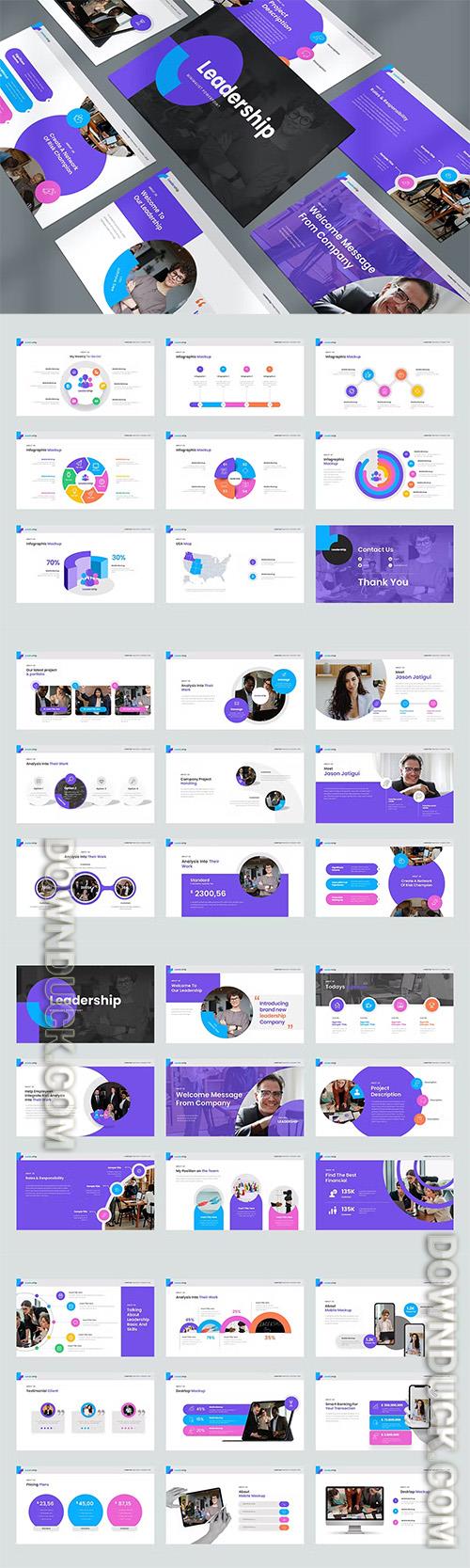 Leadership Powerpoint, Keynote and Google Slides Template Leadership Powerpoint, Keynote and Google Slides Template